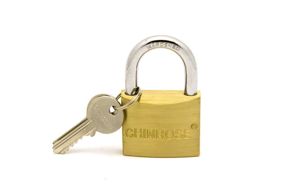 Solid Brass Padlock the lock we have used so many times