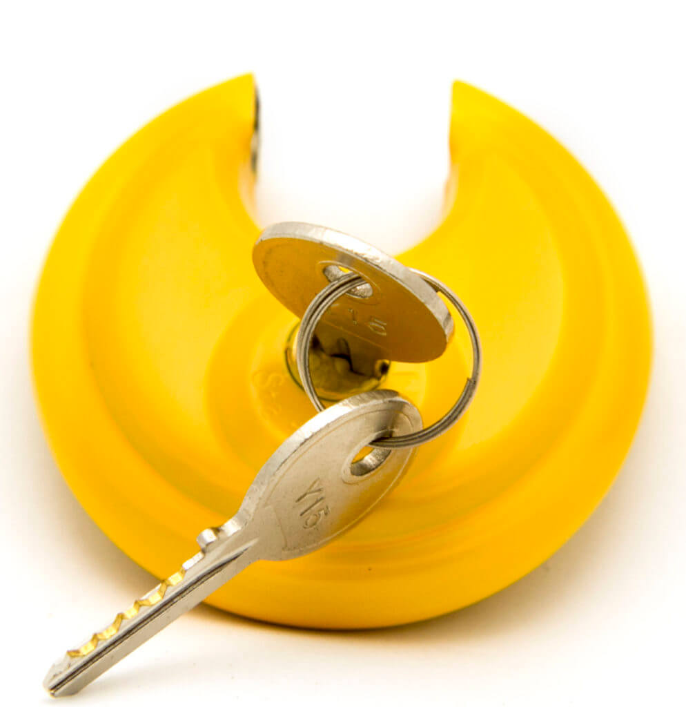 Yellow Disc Lock