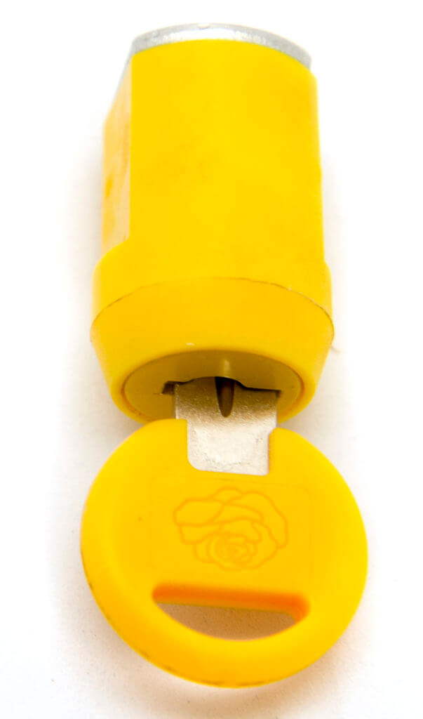 Yellow Cylinder Lock