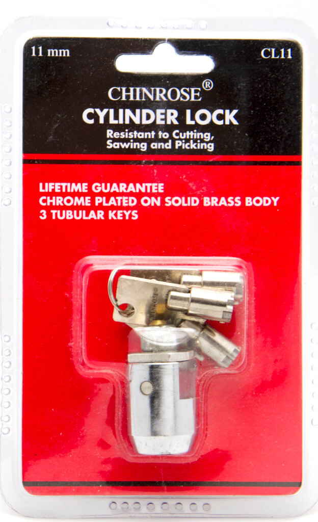 Cylinder Lock with keys in blister pack